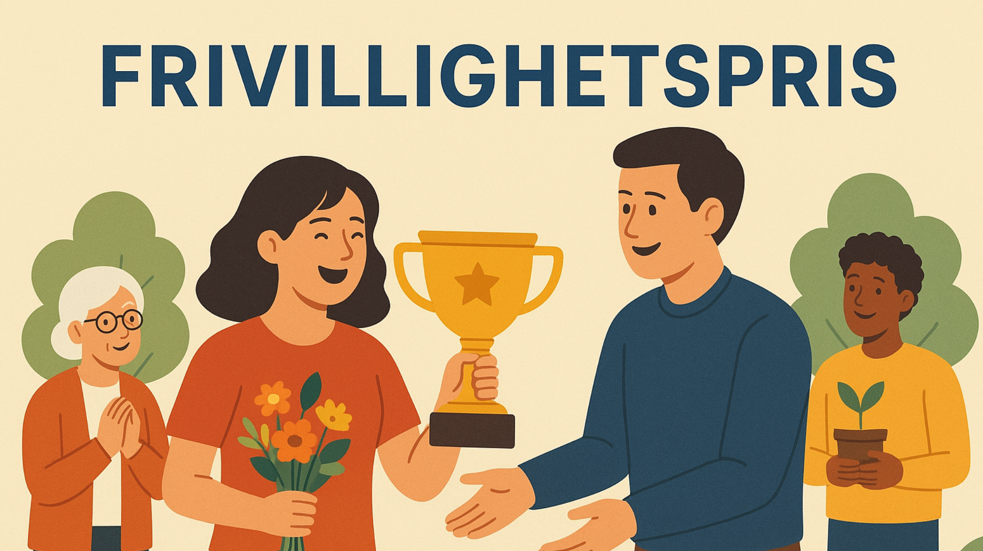 Bilde: Finalister til årets frivillighetspris 2025