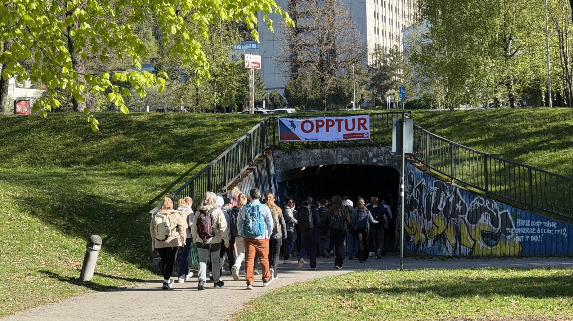 Bilde: Opptur for 1300 åttendeklassinger