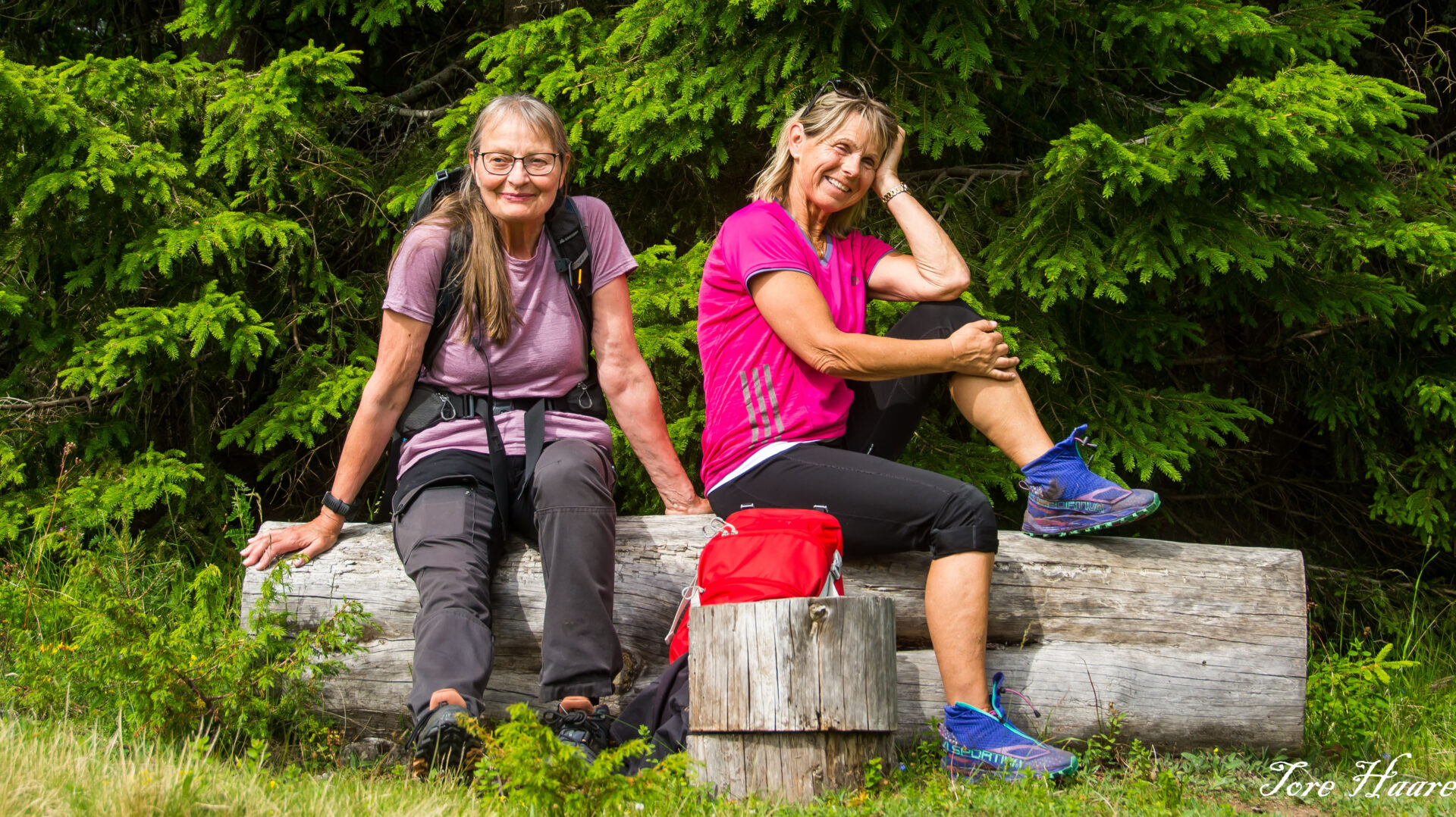 Stort bilde av folk rundt et bål