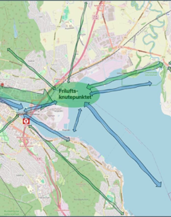 Bilde: Framtidens Friluftsknutepunkt på Brakerøya